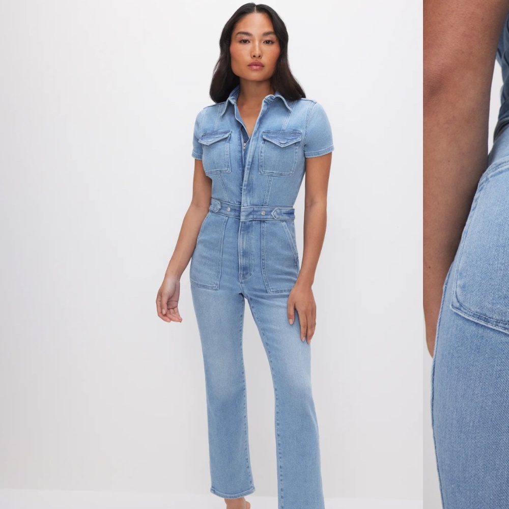 Women’s Good American Denim Jumpsuit size S